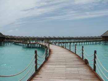 Maldives, South Nilandhe Atoll, Meedhuffushi, Vilu Reef Beach